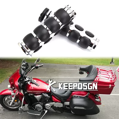 $32.59 • Buy 1  Hand Grips For Yamaha V-Star XVS 650 950 1100 1300 Classic Custom Silverado