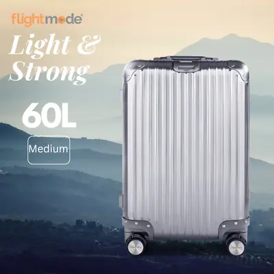 $499 • Buy Flightmode Luggage Suitcase Trolley 20  24  28  Aluminium Hard Suitcase TSA Lock