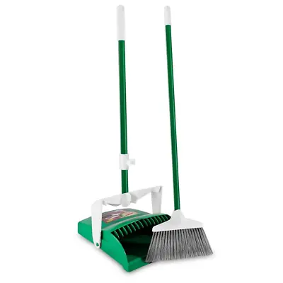 Durable Portable Broom And Dust Pan Combo Clean Up For House Garage Restaurants • $26.90