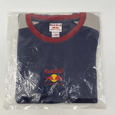 Vintage Redbull Energy Shirt Deadstock In Original Packaging Embroidered L • $49