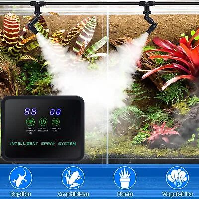Reptile Humidifiers Misting System Reptile Mister Automatic W/Smart Timer 3Modes • $37.89