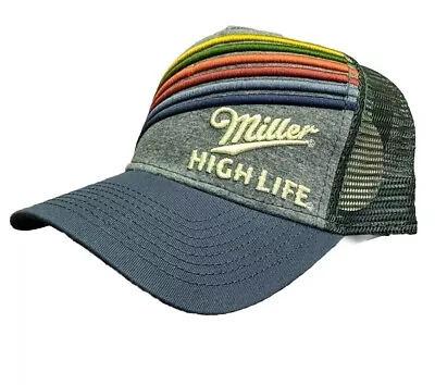 Miller High Life-Mens Snapback Trucker Hat Miller Beer Hat New With Tags  • $11.99