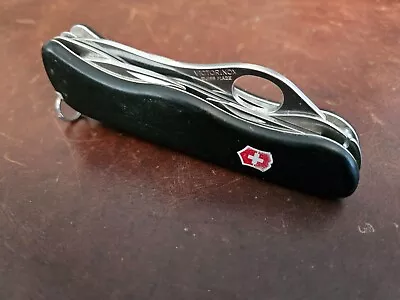 Victorinox One-hand Fireman 111mm Swiss Army Knife Great Condition! 049e • $69.95