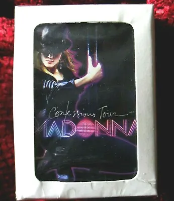 Madonna Sealed Confessions Tour Disco Ball Playing Cards Poker Set Lot Hung Up ! • $55