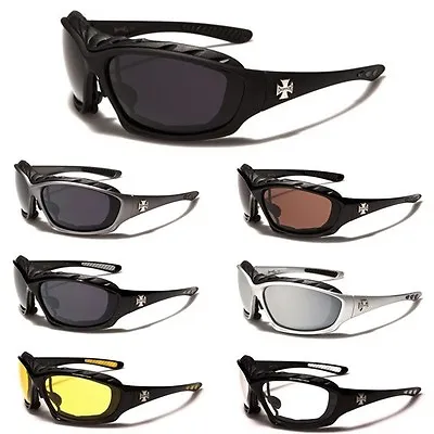 Oversized Large Choppers Motorcycle Riding Sunglasses Big Padded Biker Goggles • $9.95
