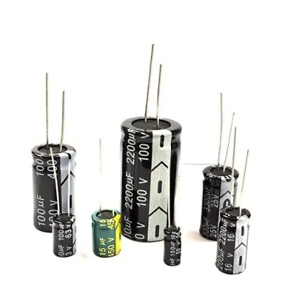 Electrolytic Capacitor 0.1UF-10000UF 6.3V 10V 50V 63V 100V 200V 250V 400V 450V • $1.64