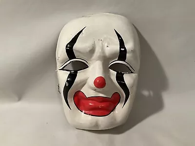 Vintage Handmade/Painted Paper Mache Mask. • $0.99