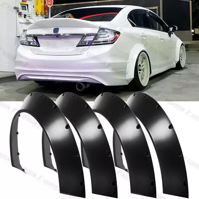 For Honda Civic Si LX EX FG Fender Flares Wheel Arches Wide Body Kit Mudguard A+ • $88.99