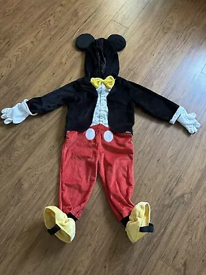 Toys R Us Disney Mickey Mouse Childrens Costume Wear To Park Warm Child Size 3T • $18.99