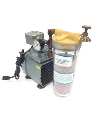 $274.99 • Buy GAST D-0A-P126-AA Vacuum Pump & Compressor W/Power Cord/Salt Container/No Hose