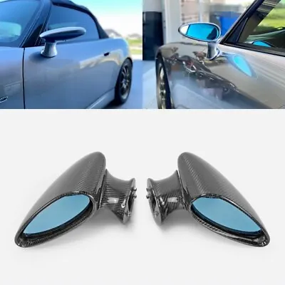 For Honda S2000 AP1 AP2 SP-Style Manual Rearview Aero Mirror Carbon Fiber 2pcs • $719.10