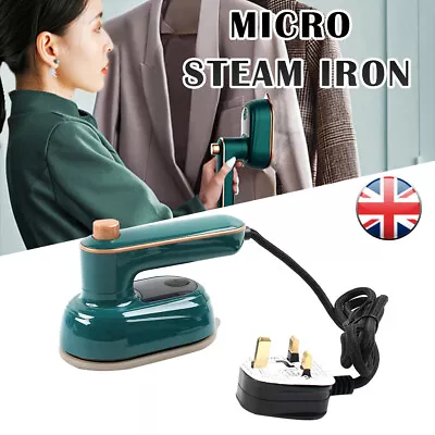 Professional Micro Steam Iron Portable Handheld Mini Iron Garment Steamer Travel • £10.59