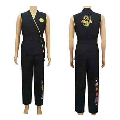 The Karate Kid Cobra Kai Japan Taekwondo Karate Training Uniform Cosplay Costume • £23.99