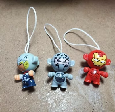 Kinder Egg Surprise. Twistheads Figure Toys. Thor Shredder And Iron Man Toys. • £6.99