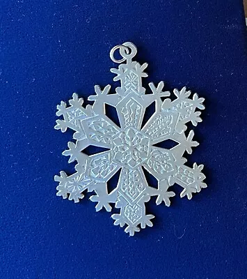 Metropolitan Museum Of Art Sterling Silver Christmas Ornament Snowflake  1971 • $67.98