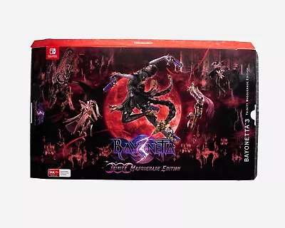 Box Only - Bayonetta 3 Trinity Masquerade Edition Nintendo Switch AUS VGC • $30