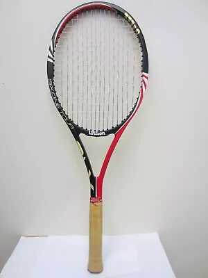 *WORN* Wilson BLX Six.One Tour 90 Grip 4 1/4 - Roger Federer #V798862 CHINA • $99