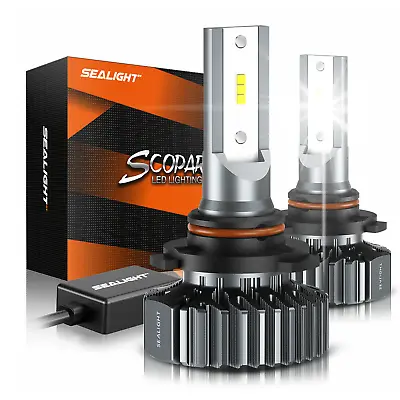 9005 LED Headlight Bulbs Conversion Kit High Beam White Super Bright SEALIGHT  • $25.99