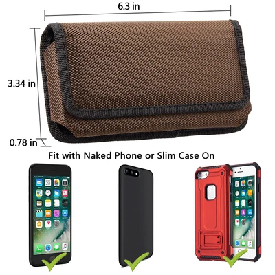 $17.99 • Buy For IPhone 13 Pro Max Universal Phone Belt Clip Pouch Case Cover Holster Nylon