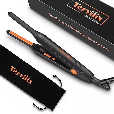 Terviiix Pencil Hair Straightener Flat Iron For Short Hair 3/10  Orange • $21.99