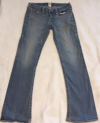 True Religion Gina Big T Medium Wash Flap Pocket • $20