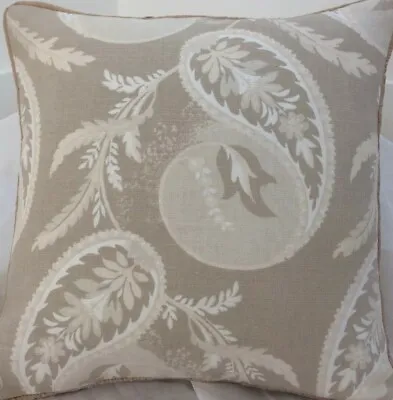 Laura Ashley THISTLEWOOD Truffle Cushion Cover Piped Truffle 16  • £12.50