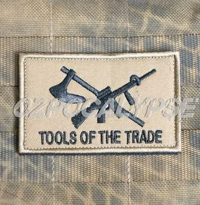 $9.99 • Buy Tools Of The Trade Patch - Viking Tactical Raider Barbarian Weapons Warrior Axe