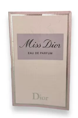 Miss Dior Eau De Parfum Perfume Sample 1 Ml /  0.03 Fl. Oz. New On Card • $5.75