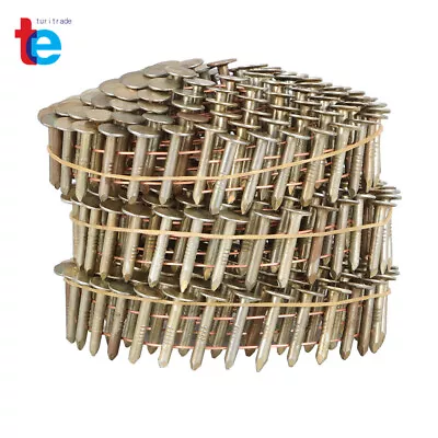 3/4 ×0.12  7200 Full Round Head Roof Nails 3/8 Thin Flat Head Electro Galvanized • $51.88