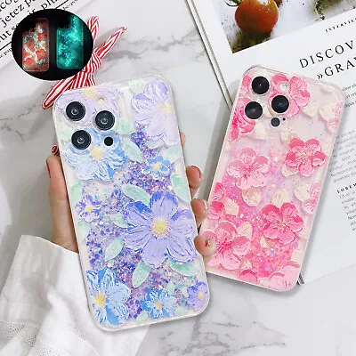 Moving Liquid Glitter Case Cover For IPhone 15 14 13 Samsung Galaxy A53 A14 A23 • £7.07