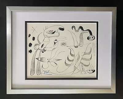 Joan Miro 1971 Beautiful Signed Print Matted 11 X 14 + Buy It Now!! List $695  • $159