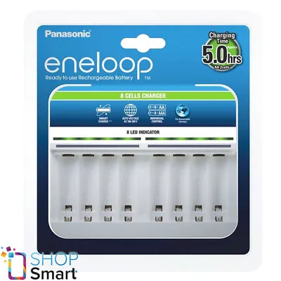 £83.58 • Buy Panasonic Eneloop 8 Cells Charger Bq-cc63 For Aaa Aa Batteries Auto Voltage New