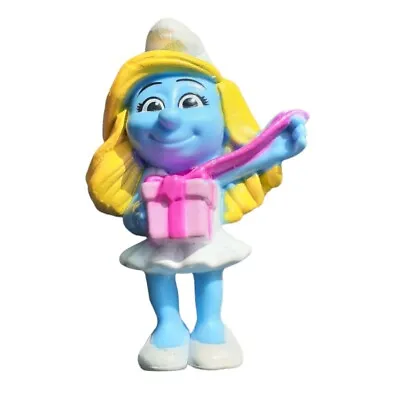 2013 McDonalds Happy Meal The Smurf Movie Smurfette 3  Figure Present Birthday  • $2.50