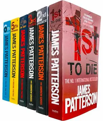 Womens Murder Club 6 Books Collection Set By James Patterson (Books 1 - 6) • £19.89