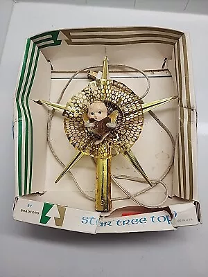 Vintage Bradford 1960’s Angel Star Christmas Tree Topper In Original Box • $19.99