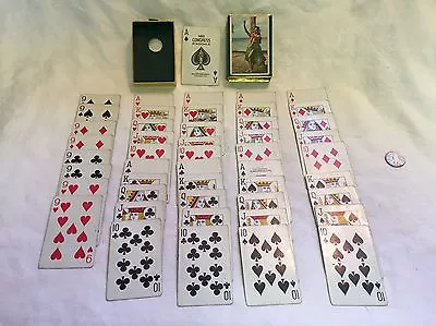 Congress Playing Cards Pinochle Set Hawaiian Hula Girl Dancing • $42.14