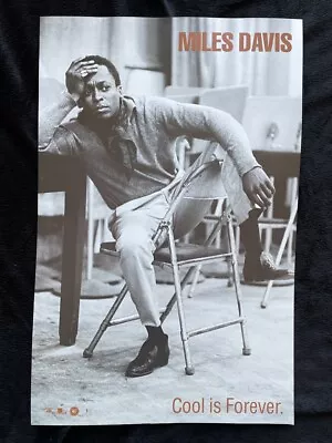 MILES DAVIS  Cool Is Forever Album TWO Sided Promo Poster 2001 Essential • $12