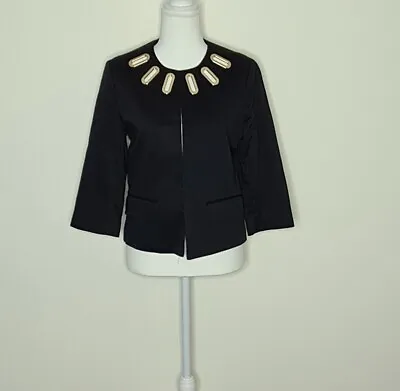$45 • Buy Queenspark Womens Black Leona Jacket Size 8