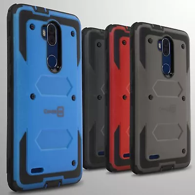For ZTE Blade Max 3 / Max Blue Hard Case Hybrid Shockproof Phone Cover Armor • $5.99