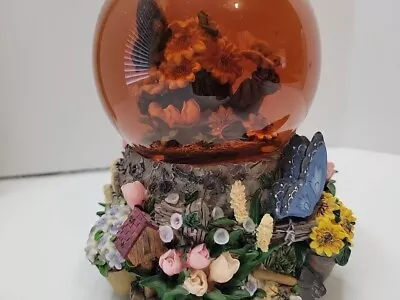 Vtg Herco Professional Gift Snow Globe Musical Everything Is Beautiful Butterfly • $25