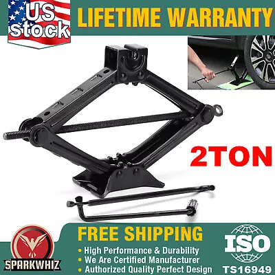 2 Ton Scissor Jack Handle Crank Car Van Garage Tire Wheel Lug Wrench Jack Tool • $26.99