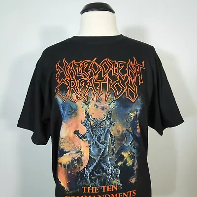 . MALEVOLENT CREATION The Ten Commandments S SMALL T-Shirt Black • $24.61