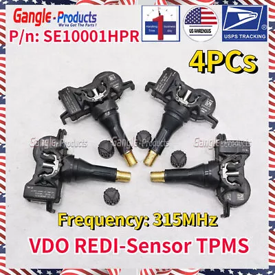 4PCs Universal 315 MHz - SE10001HPR REDI-Sensor TPMS Tire Pressure Sensor • $33.15