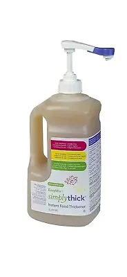 $62.99 • Buy Simply Thick  Easy Mix Food Thickener Bottle With Pump 1.6L (liter) ST2LBOTTLE 