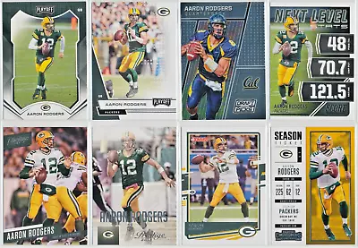 Aaron Rodgers - Green Bay Packers - (8) Card Lot #3 - Near Mint / Mint • $3.99