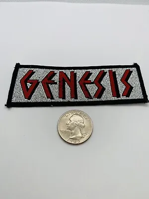 Genesis Uk Vintage Rock Group Band Vintage Sew On Patch Metallic • $25