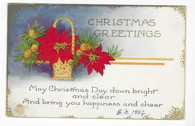 Vintage-postcard-christmas-embossed • $1.75