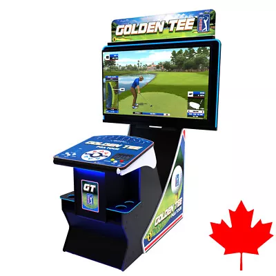 Golden Tee Golf Game - PGA TOUR Clubhouse Deluxe Edition - Canadian • $9055