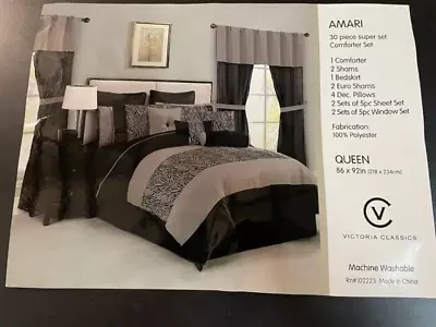 30-Piece Complete Bedding Set Victoria Classics - Amari • $39