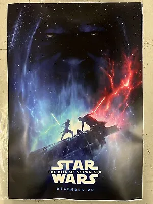 3 D23 Limited Edition Posters 27x19 Star Wars Rise Of Skywalker Frozen 2 Onward • $168.56